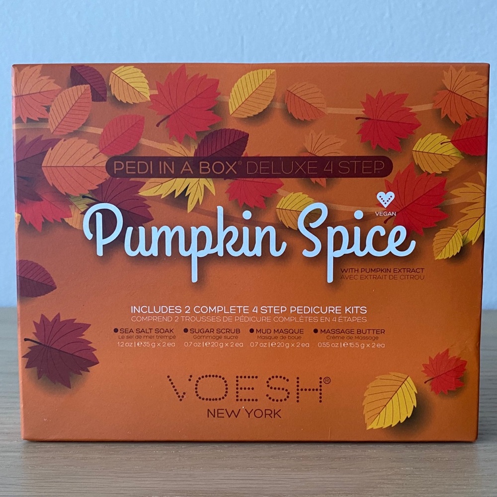 Pumpkin Spice Double Pedicure Kit